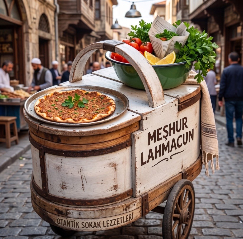 Meşhur Seyyar Lahmacun Arabası